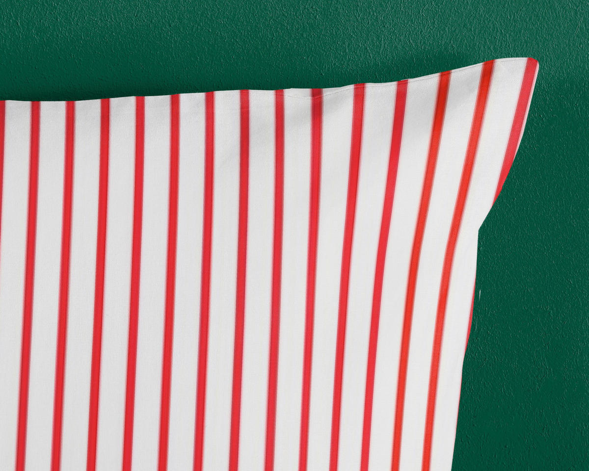 KINDERBETTWÄSCHE 100/135 cm  - Türkis/Rot, Basics, Textil (100/135cm)