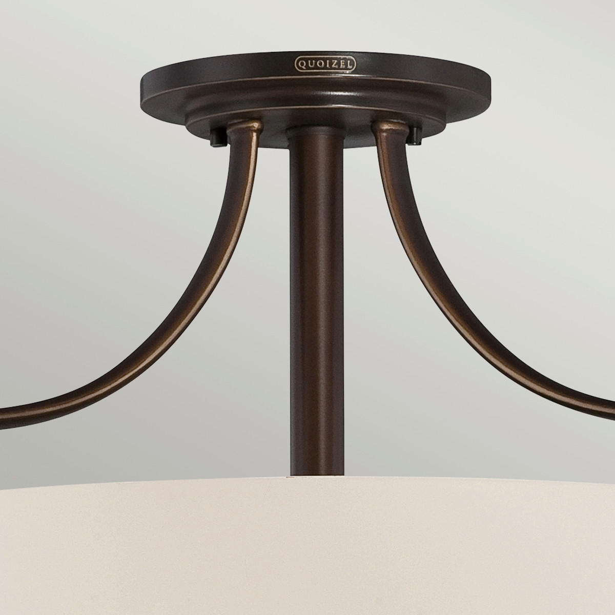 DECKENLEUCHTE  45.7/30.5 cm    - Dunkelbraun/Bronzefarben, Romantik / Landhaus, Glas/Metall (45.7/30.5cm) - Elstead Lighting