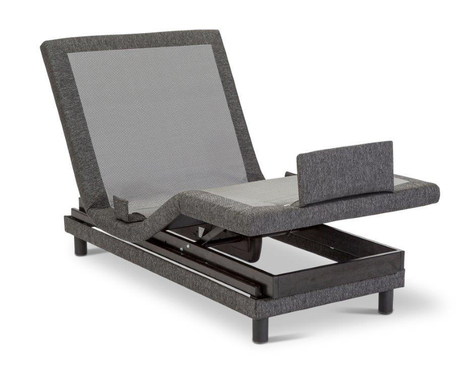 ÁGY 90/200 cm  fekete  - fekete, Basics, műanyag/textil (90/200cm) - Tempur
