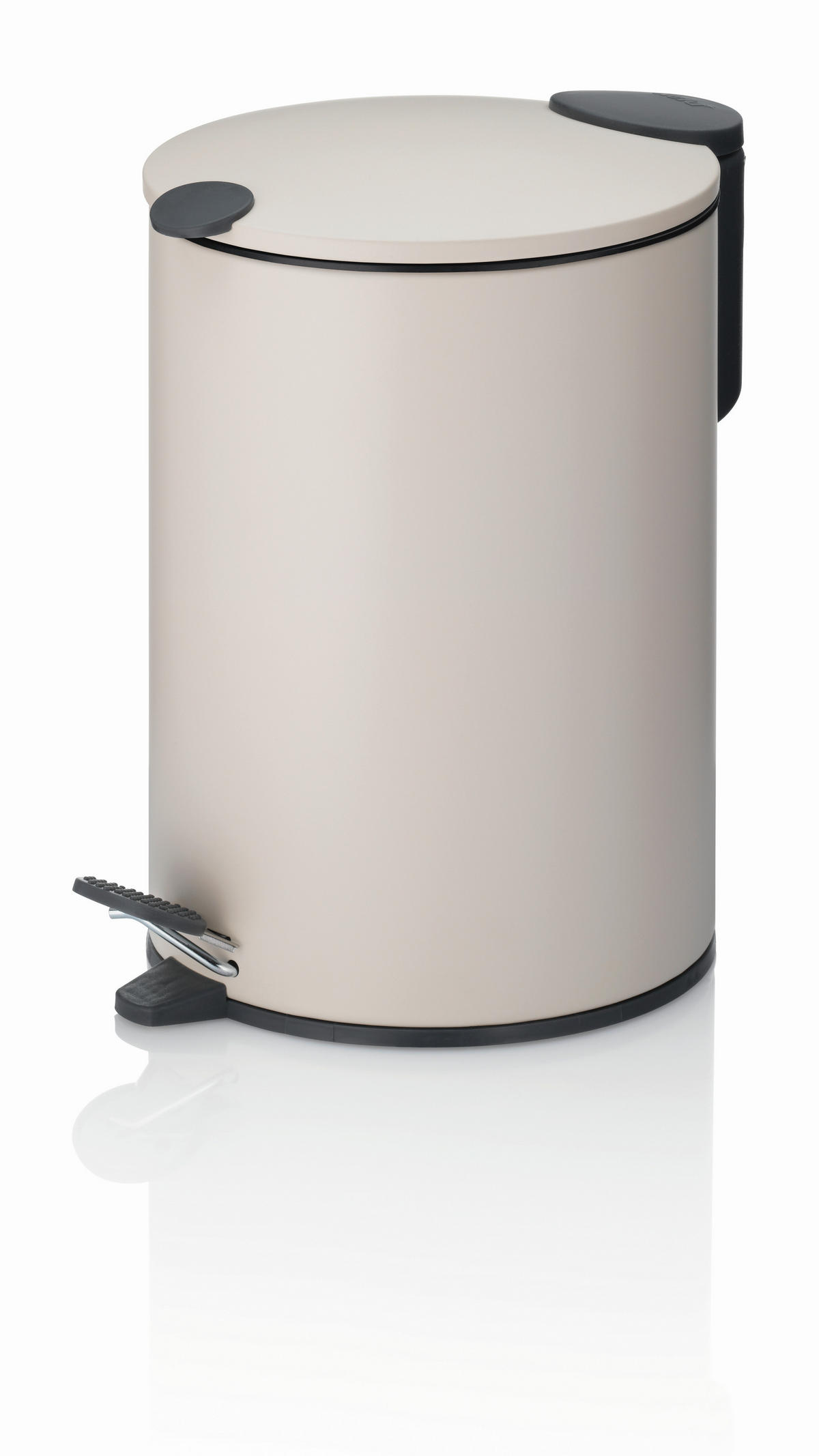 KOSMETIKEIMER Mats 3 L  - Beige/Schwarz, Basics, Kunststoff/Metall (23/17cm) - Kela