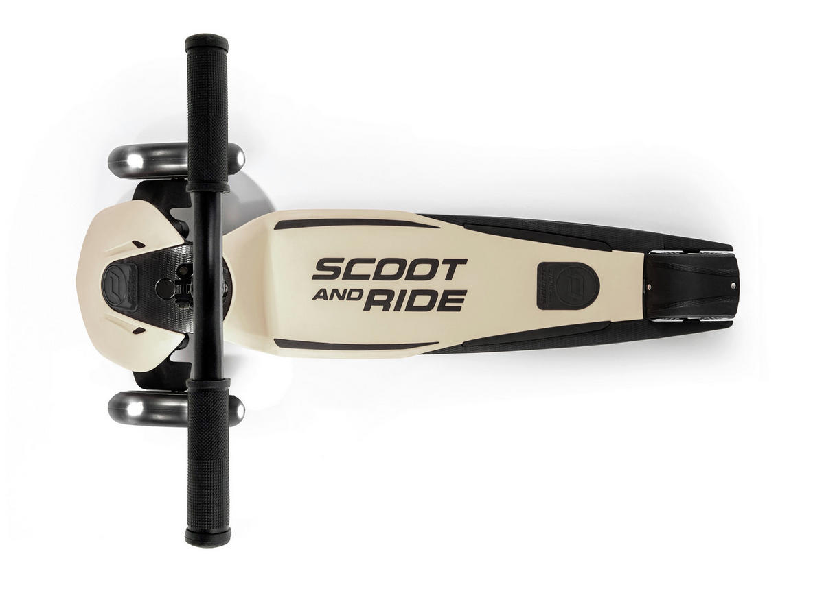 KINDERSCOOTER HIGHWAYKICK 5 LED  - Schwarz/Grau, Trend, Kunststoff/Metall (25/79/60cm) - Scoot and Ride