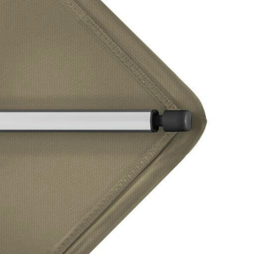 SONNENSCHIRM 230x150 cm Sandfarben  - Sandfarben/Alufarben, Basics, Textil/Metall (230/150cm) - KNIRPS