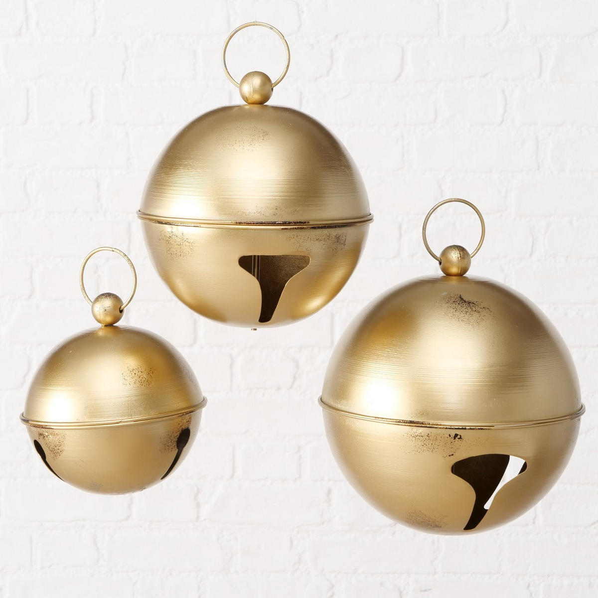 CHRISTBAUMANHÄNGER 21 cm  - Goldbraun, Lifestyle, Metall (21cm)