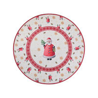 FLACHWEBETEPPICH 160 cm Toy's Delight Limited Edition Creme, Rot rund  - Rot/Creme, MODERN, Kunststoff/Textil (160cm) - Villeroy & Boch
