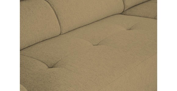 ECKSOFA Olivgrün Struktur - Schwarz/Olivgrün, Design, Kunststoff/Textil (284/205cm) - Xora