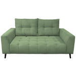 BIGSOFA  in Cord Salbeigrün  - Salbeigrün/Schwarz, KONVENTIONELL, Textil/Metall (246/100/116cm) - Carryhome