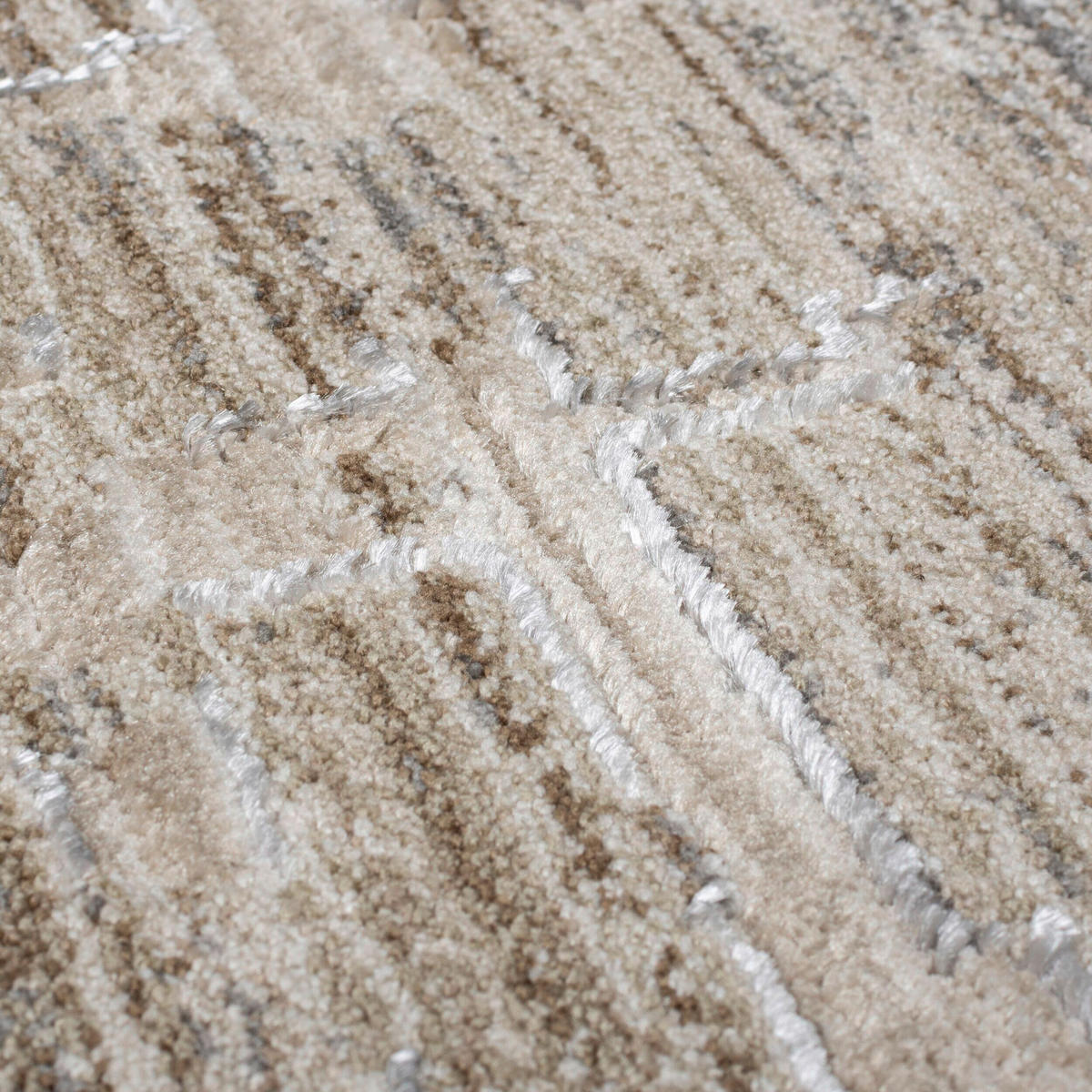 WEBTEPPICH 120/170 cm MATILDA ABSTRACT Naturfarben  - Naturfarben, KONVENTIONELL, Kunststoff/Textil (120/170cm)