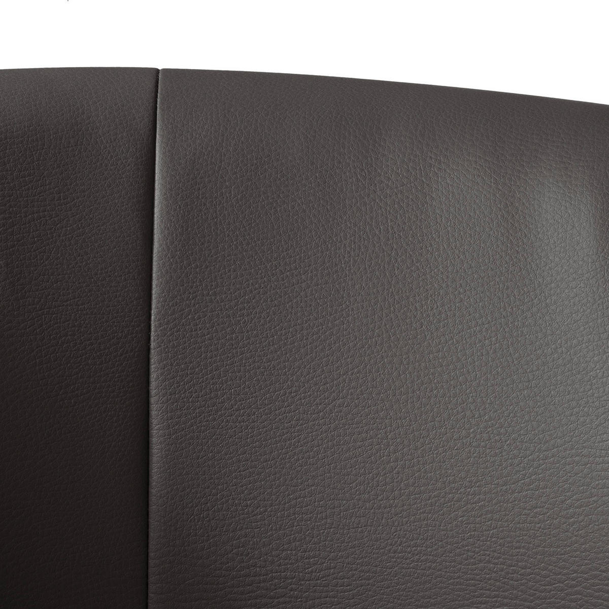 COCKTAILSESSEL Lederlook Dunkelbraun  - Dunkelbraun/Schwarz, Design, Kunststoff/Textil (66/75/56cm) - Livetastic