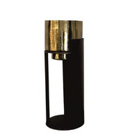 WINDLICHT - Bronzefarben, Basics, Glas/Metall (72,5/28/28cm)