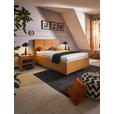 POLSTERBETT 120/200 cm,  in Senfgelb, Bettkasten, Lattenroste, Matratzen, H3 = fest  - Senfgelb/Schwarz, Design, Holz/Textil (120/200cm) - Voleo