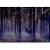FOTOTAPET 150/105 cm  - lila/brun, Lifestyle, textil (150/105cm) - artgeist