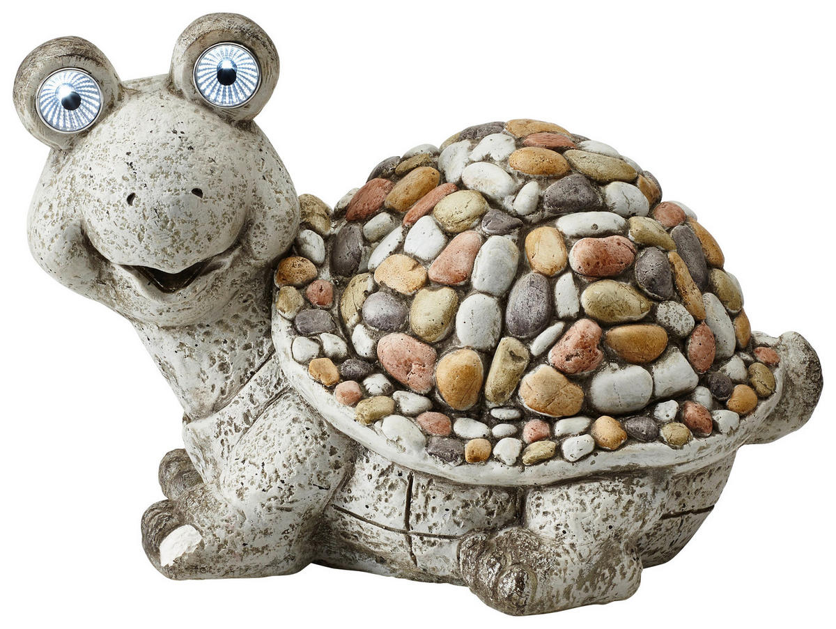 SOLARLEUCHTE 41/26,5/30 cm   - Multicolor/Weiß, LIFESTYLE, Kunststoff/Stein (41/26,5/30cm)