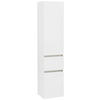 HOCHSCHRANK 40/180/35 cm  - Weiss/Silberfarben, Konventionell, Holzwerkstoff/Kunststoff (40/180/35cm) - Held