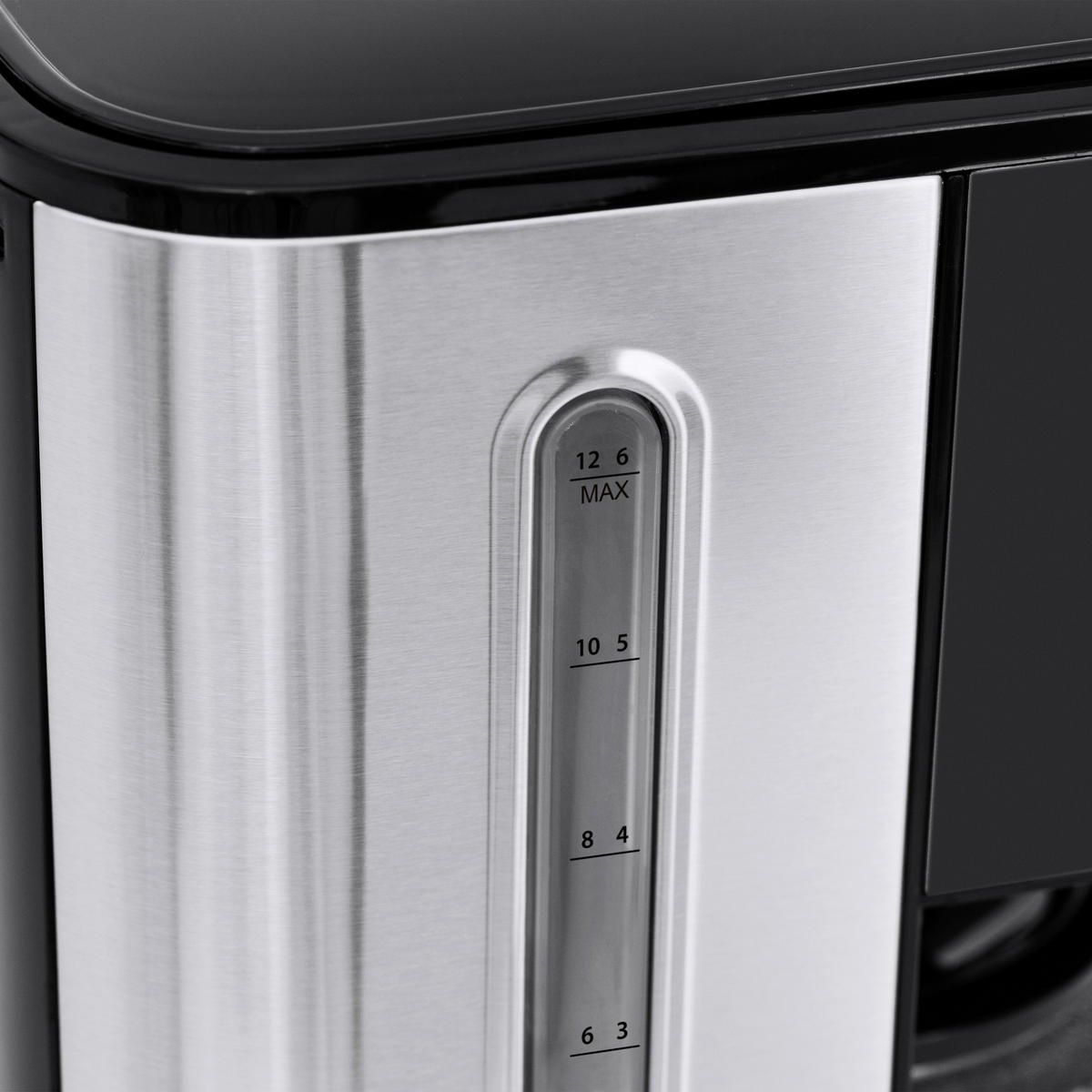 FILTERKAFFEEMASCHINE Taste & Style  - Silberfarben/Schwarz, Basics, Glas (17/32,5/24,5cm) - CASO Design