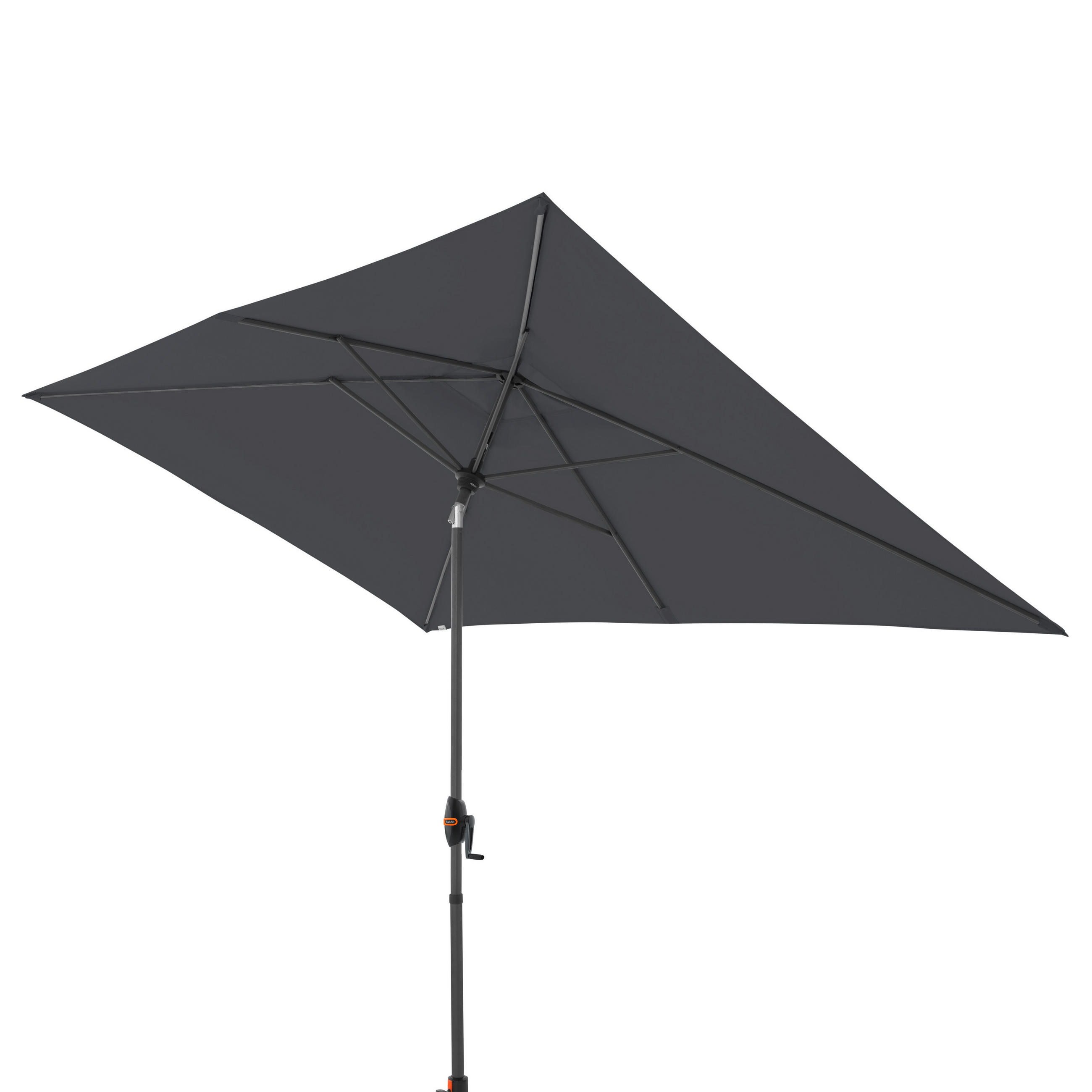 SONNENSCHIRM 300x200 cm Anthrazit  - Anthrazit, Basics, Textil/Metall (300/200cm) - Doppler