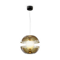 PENDELLEUCHTE 30,2/29,2 cm  - Goldfarben, Trend, Glas/Metall (30,2/29,2cm) - MAYTONI