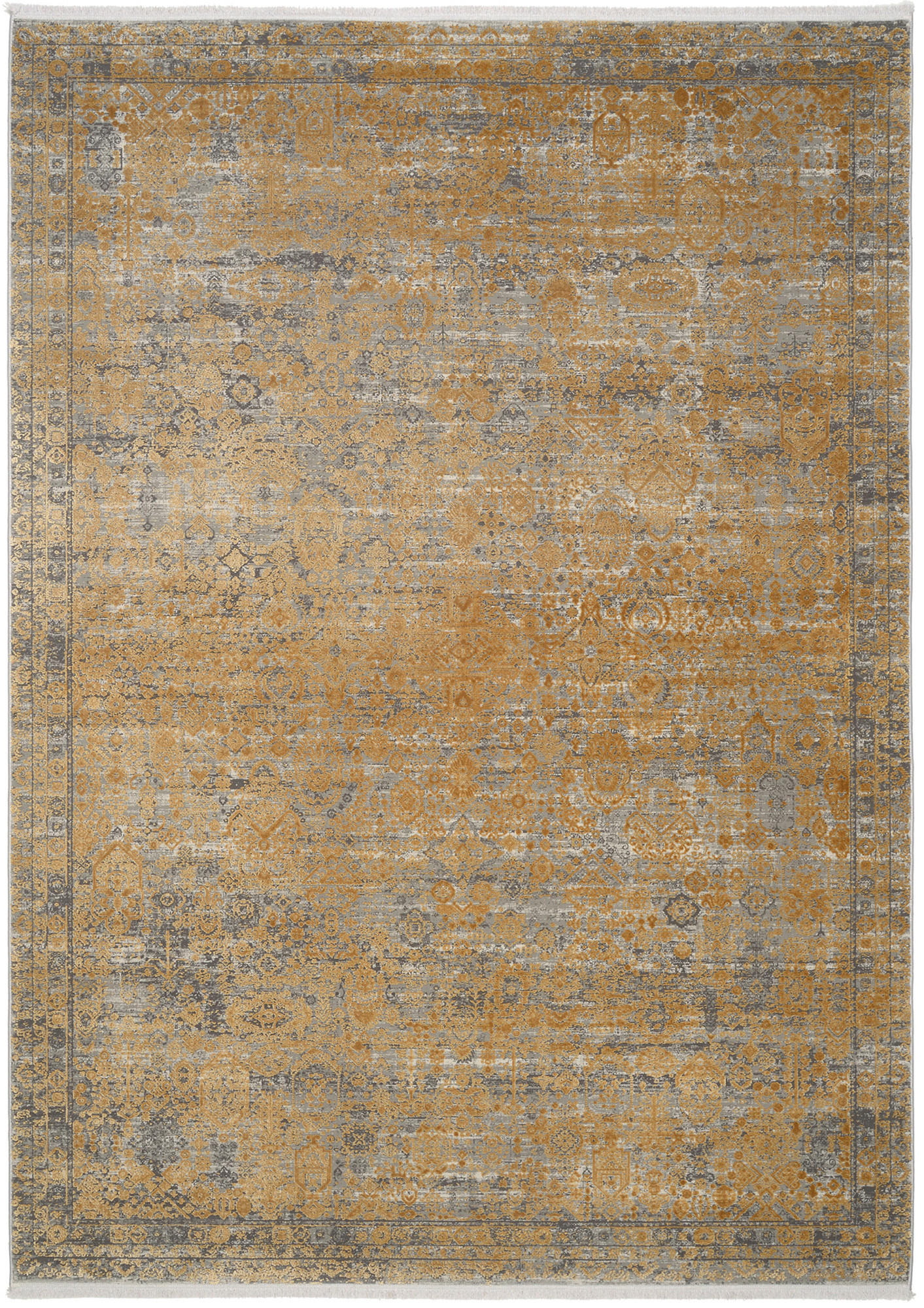 Dieter Knoll Vintage-Teppich Colorè Gold 240x340 cm