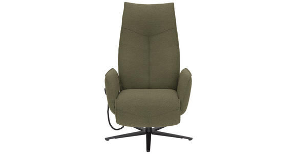 RELAXSESSEL in Textil Olivgrün  - Anthrazit/Olivgrün, Design, Textil/Metall (71/114/84cm) - Johann Jakob