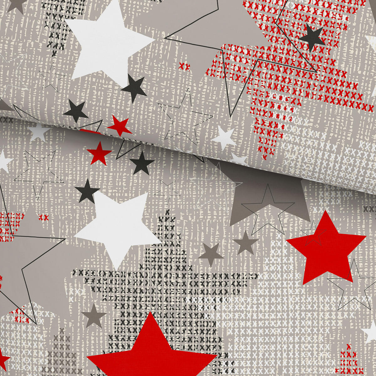 BETTWÄSCHE Flanell 140/200 cm  - Anthrazit, KONVENTIONELL, Textil (140/200cm) - Esposa