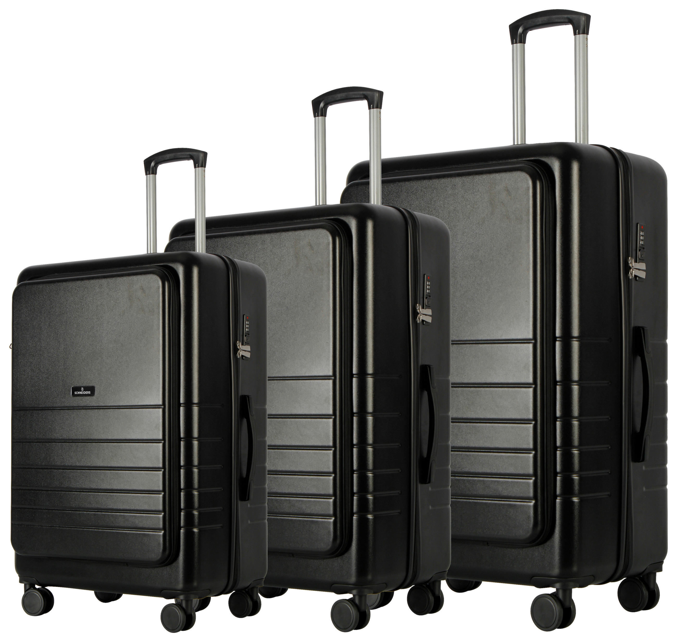Set Valize De Călătorie - negru, Design, plastic - Schneiders