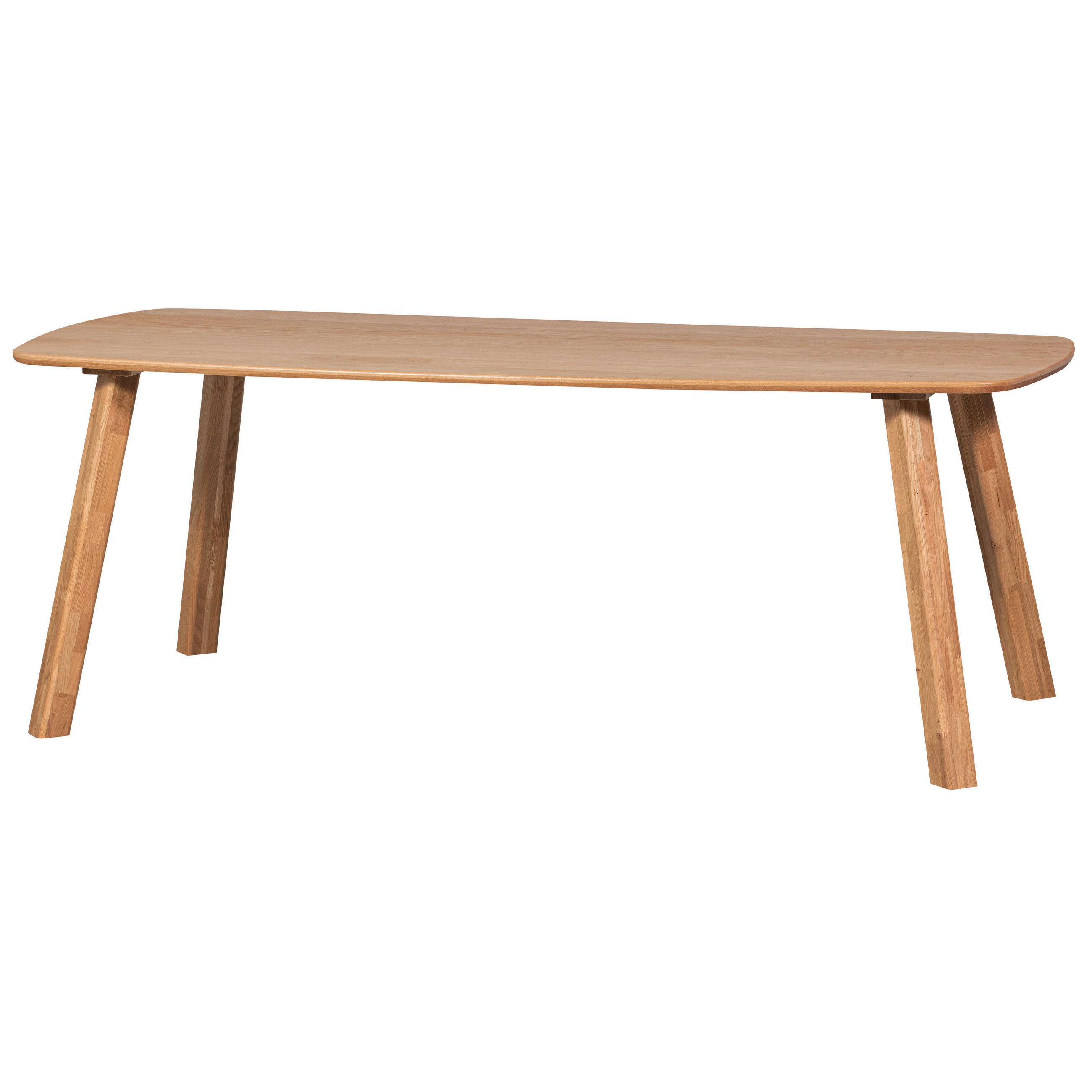 ESSTISCH Eiche massiv oval Eichefarben  - Eichefarben, Design, Holz (180/100/74cm) - Livetastic