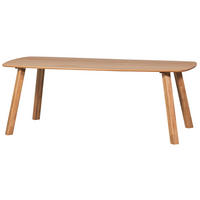 ESSTISCH Eiche massiv oval Eichefarben  - Eichefarben, Design, Holz (180/100/74cm) - Livetastic