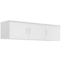 SZEKRÉNYRÁTÉT  - ezüst/fehér, Konventionell, műanyag/faalapú anyag (157/43/54cm) - Xora