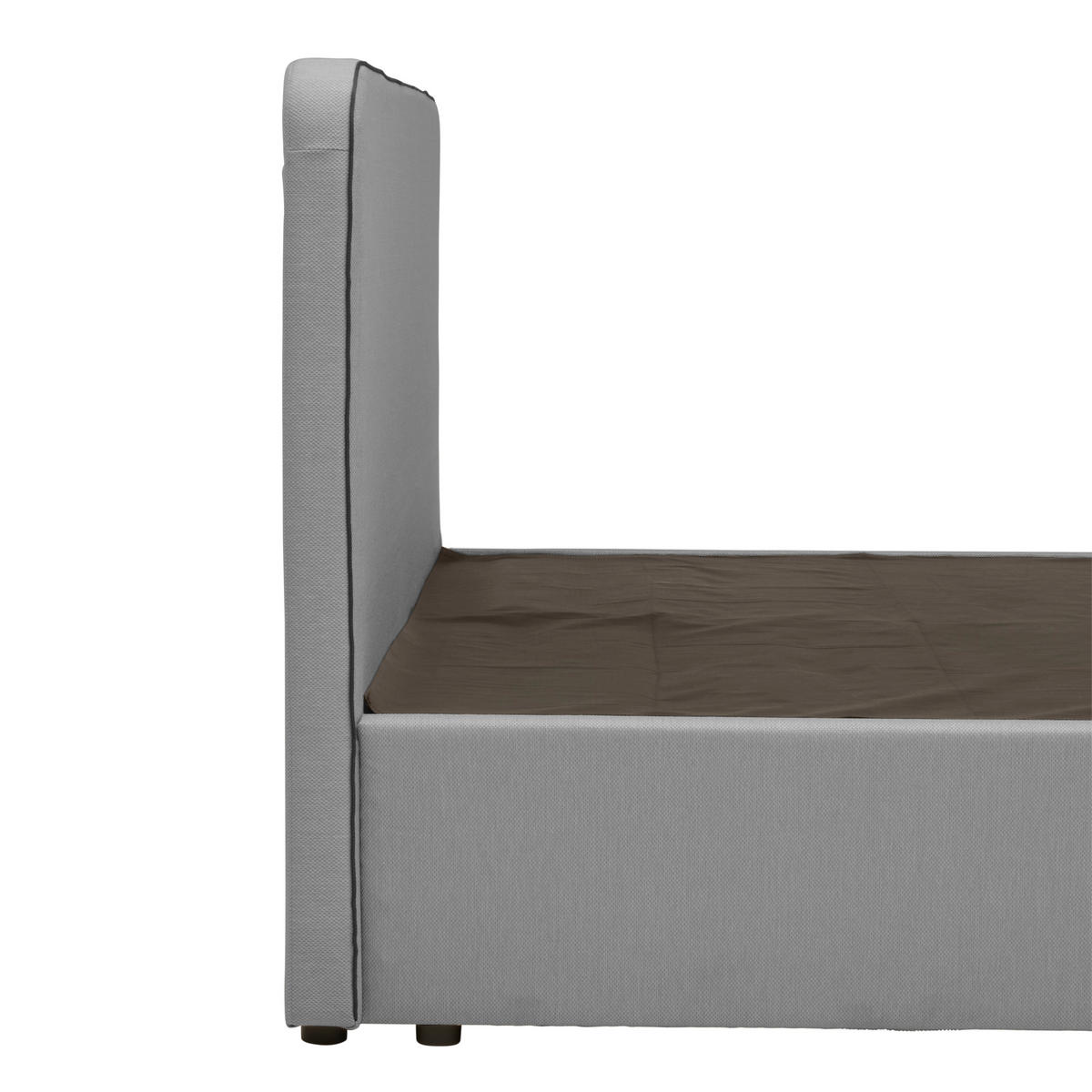 BOXBETT 160/200 cm  in Hellgrau  - Hellgrau, KONVENTIONELL, Holz (160/200cm) - P & B