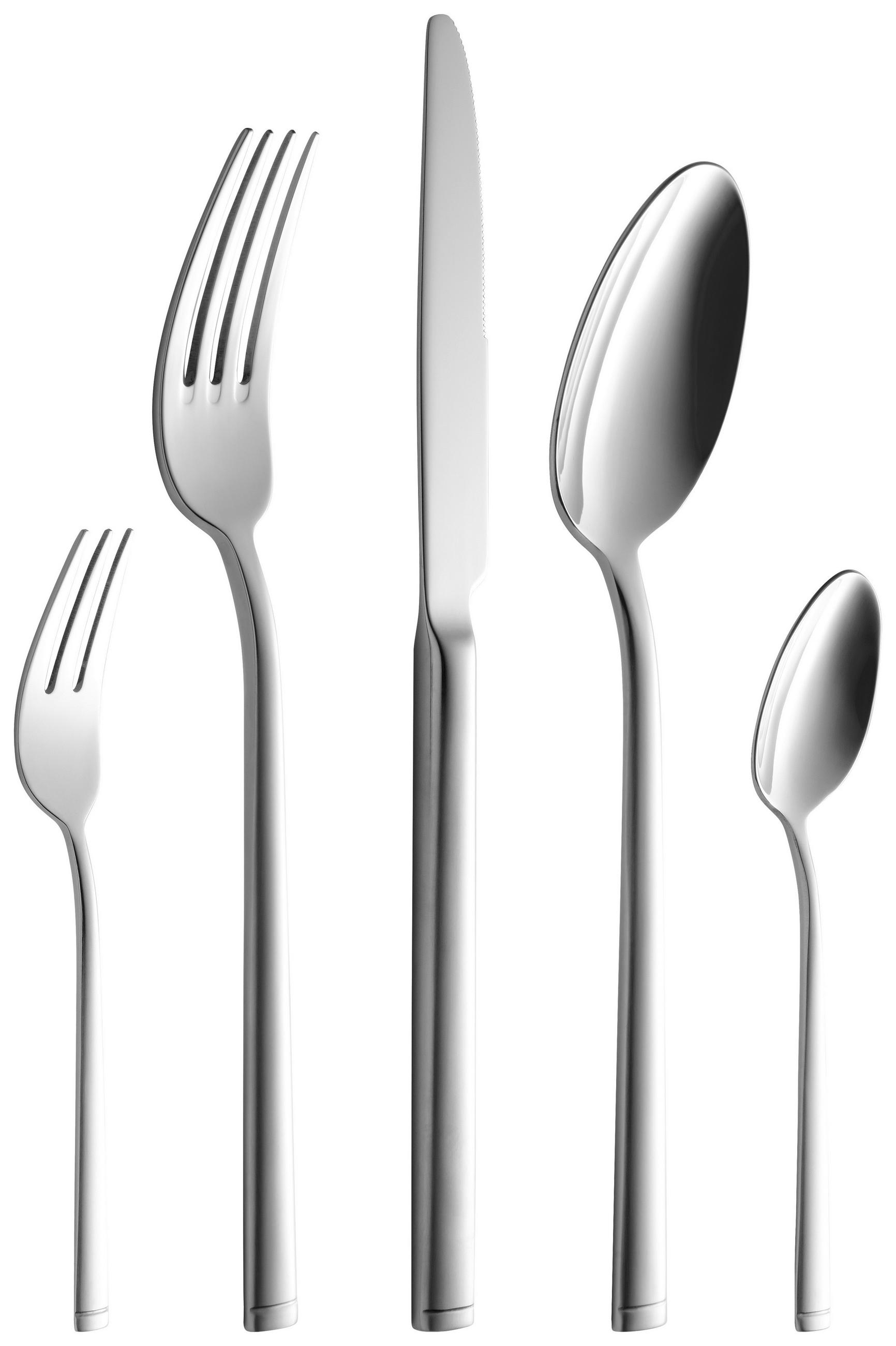 BESTECKSET Senses 60-teilig Edelstahl  - Silberfarben, Basics, Metall - Zwilling