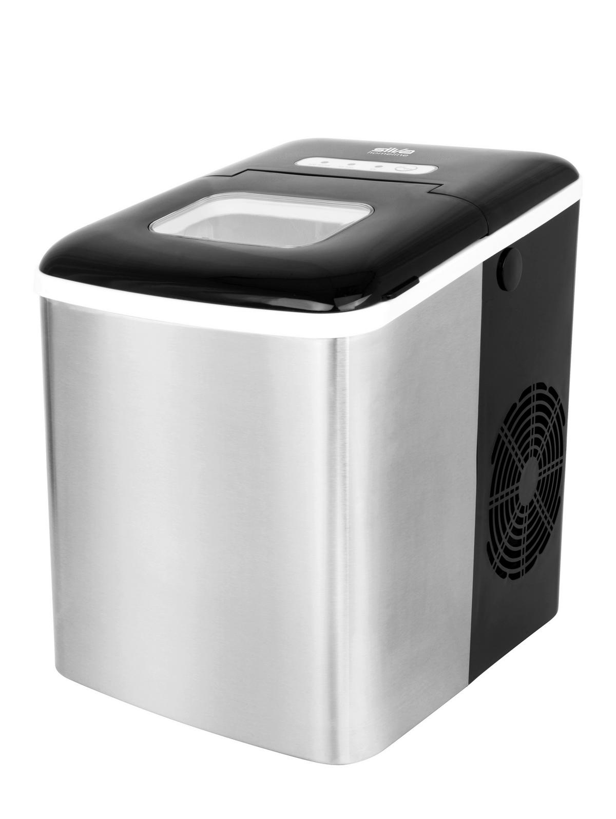 EISWÜRFELMASCHINE  - Schwarz, Basics, Kunststoff/Metall (23/31/32,5cm) - Silva Homeline