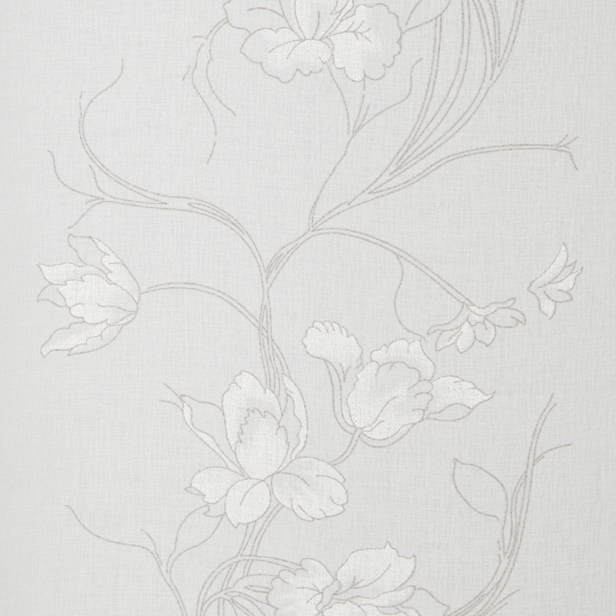 RINGLIS FÜGGÖNY részben áttetsző  - fehér/szürke, Design, textil (135/245cm) - Esposa