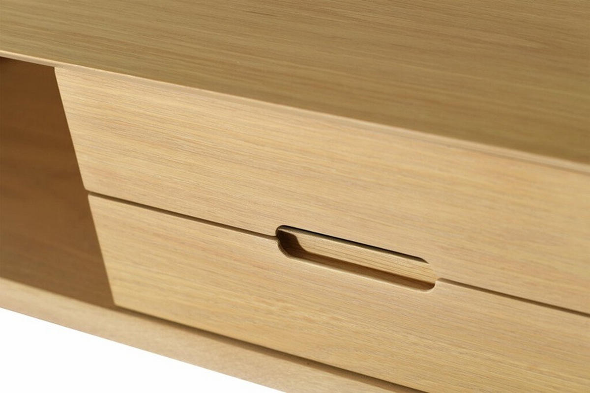 TV-BÄNK  140/52/40 cm 2 låda(or) möbler i samma serie finns att köpa till, finns i olika trädekorer  - ek Bianco, Design, trä (140/52/40cm) - Best Price