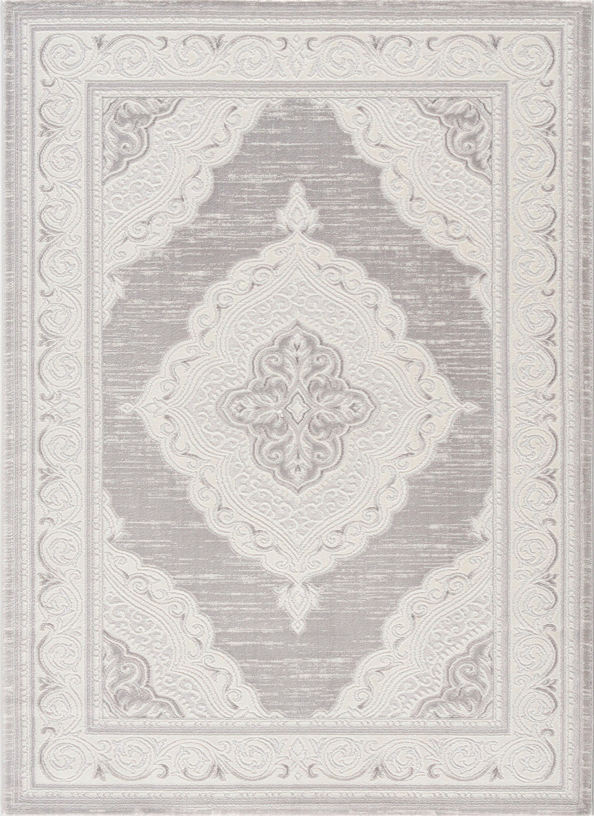 LÄUFER 80/300 cm Harmony Hellgrau  - Hellgrau, LIFESTYLE, Textil (80/300cm)