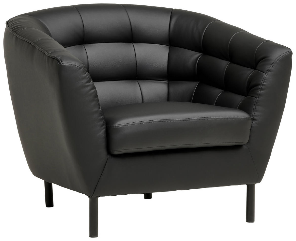 FOTOLIU COCKTAIL - negru, Design, metal/textil (94/78/84,5cm) - MID.YOU