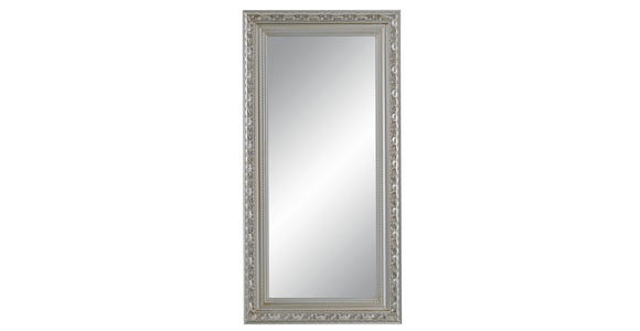 WANDSPIEGEL 100/200/7 cm    in rechteckig  - Silberfarben, LIFESTYLE, Glas/Holz (100/200/7cm) - Xora