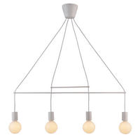 PENDELLAMPA Alto 94/10/95 cm  - vit, Design, metall (94/10/95cm)