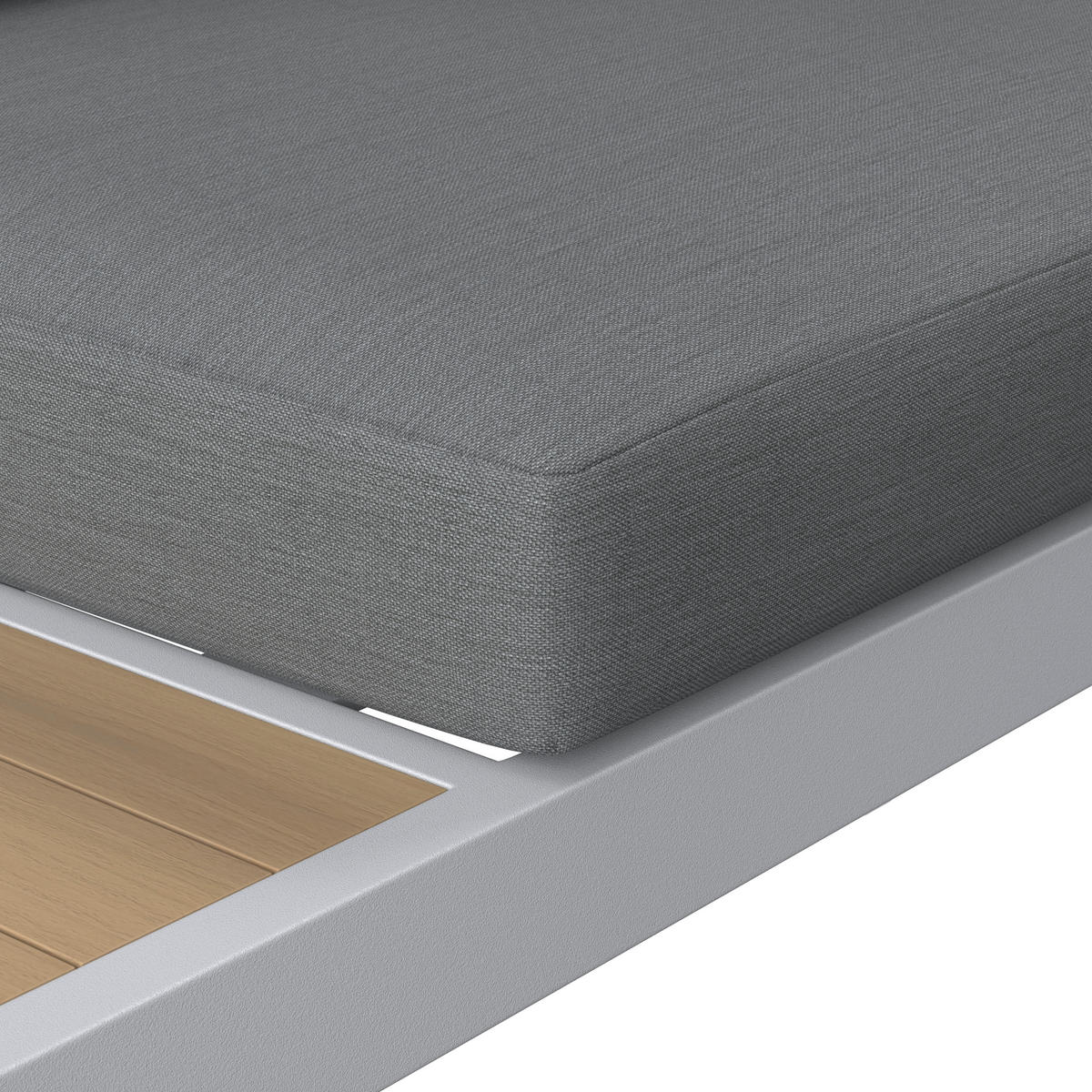 BAŠT. GARNITURA ZA RUČAVANJE 3 dela  - siva/prirodna boja, Moderno, metal/tekstil - Bessagi Garden