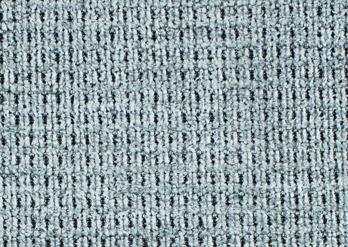 ECKSOFA in Webstoff Hellblau  - Schwarz/Hellblau, Design, Holz/Textil (302/216cm) - Xora