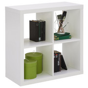 RAUMTEILER Weiß - Weiß, Design (77/77/38cm) - Carryhome