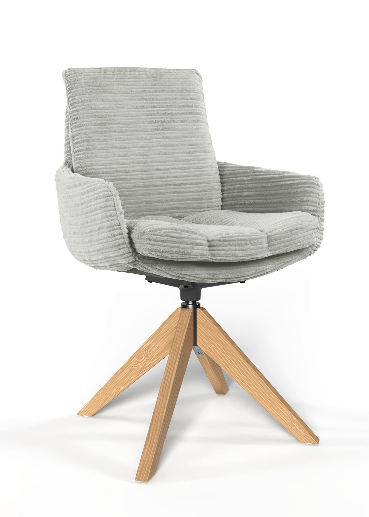 Valdera Armlehnstuhl Natur 60x91x62 cm