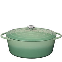 BRATENTOPF PROVENCE 7 L  - Jadegrün, Basics, Metall (38,6/26cm) - KÜCHENPROFI