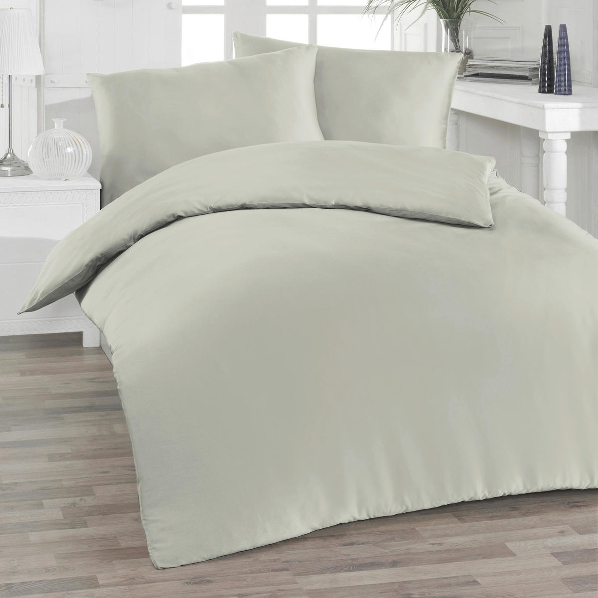 BETTWÄSCHE Satin 140/200 cm  - Beige, Basics, Textil (140/200cm) - Florella