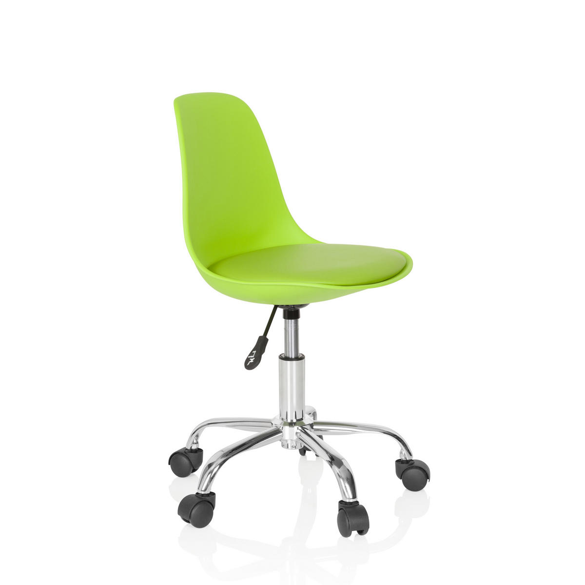 OTOČNÁ ŽIDLE PRO MLÁDEŽ, zelená - zelená, Basics, textil/plast (40/72-82/44cm) - MID.YOU
