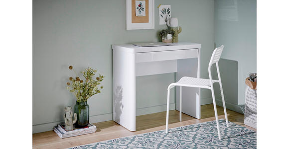 SCHREIBTISCH 79/44/76 cm in Weiß - Weiß, KONVENTIONELL, Holzwerkstoff (79/44/76cm) - Venda