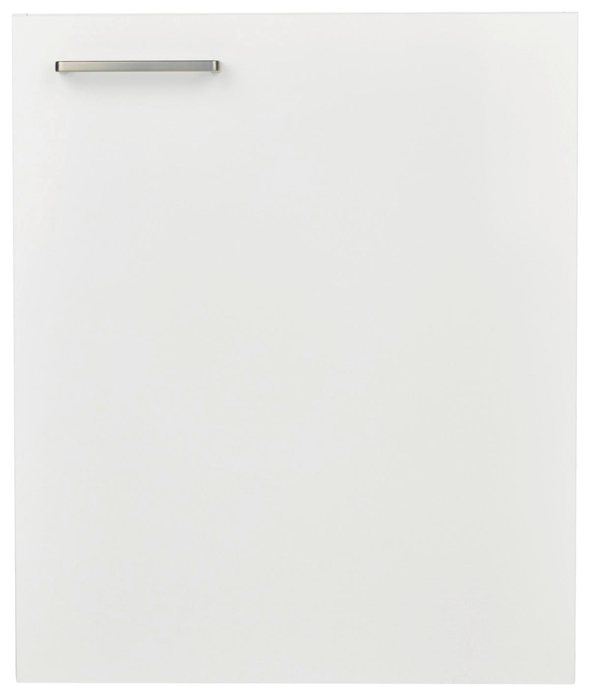 KÜCHENSCHRANKFRONT 60/72/1,9 cm  in Weiß  - Edelstahlfarben/Weiß, MODERN, Holzwerkstoff/Metall (60/72/1,9cm) - Nobilia