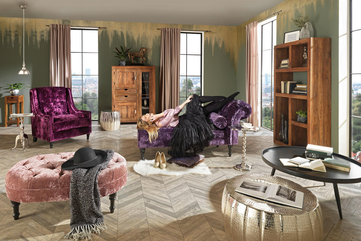 KONFERENČNÍ STOLEK, barvy sheesham, dřevo, 120/80/45 cm - barvy sheesham, Lifestyle, dřevo (120/80/45cm) - Landscape