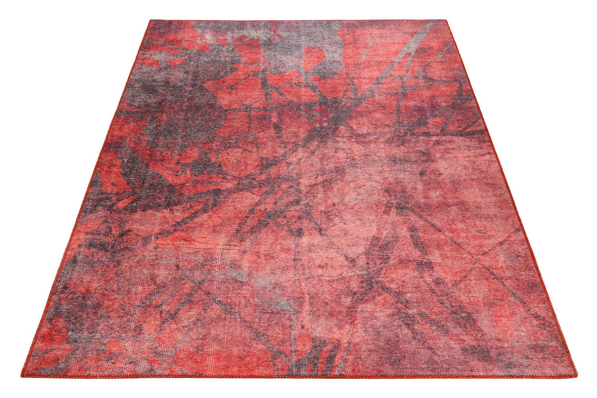WEBTEPPICH 80/150 cm Pepe Rot, Rotbraun  - Rotbraun/Rot, Trend, Textil (80/150cm) - Novel