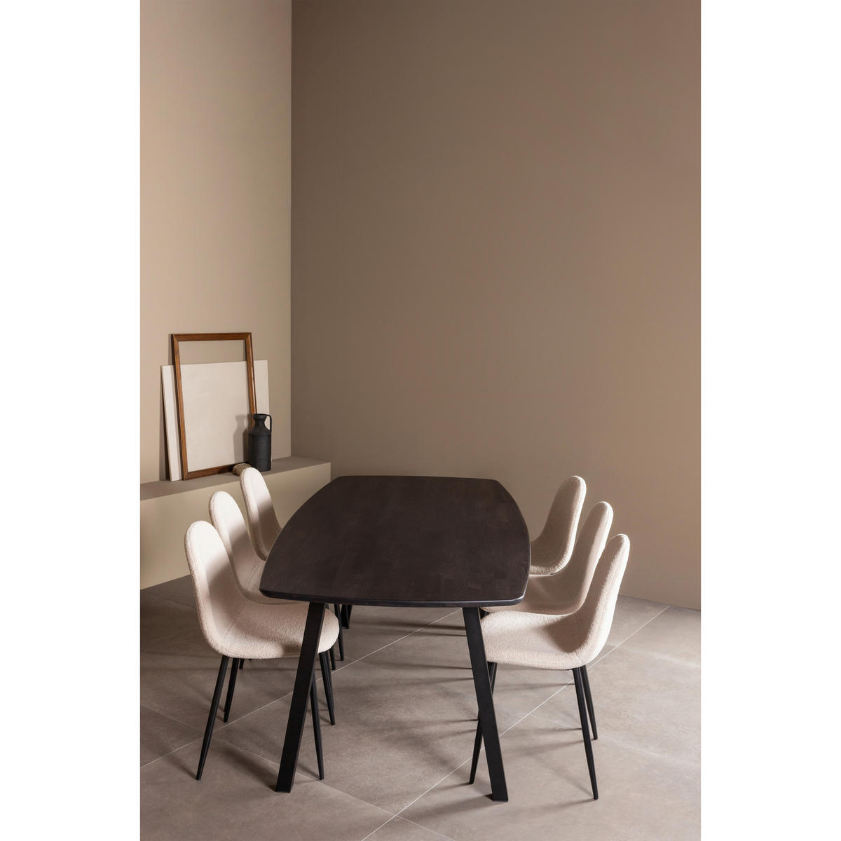 TISCHGESTELL in Metall   - Schwarz, MODERN, Metall (79/72/10cm) - Livetastic