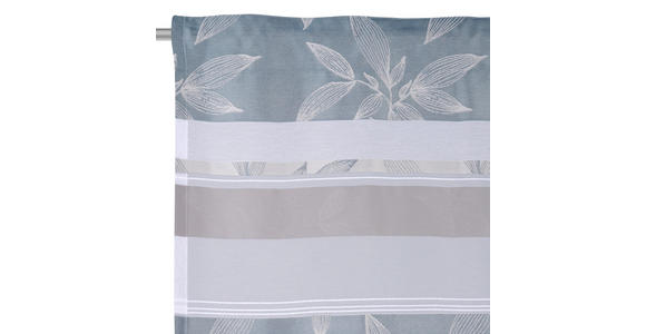 FERTIGVORHANG halbtransparent  - Blau, Design, Textil (140/255cm) - Novel