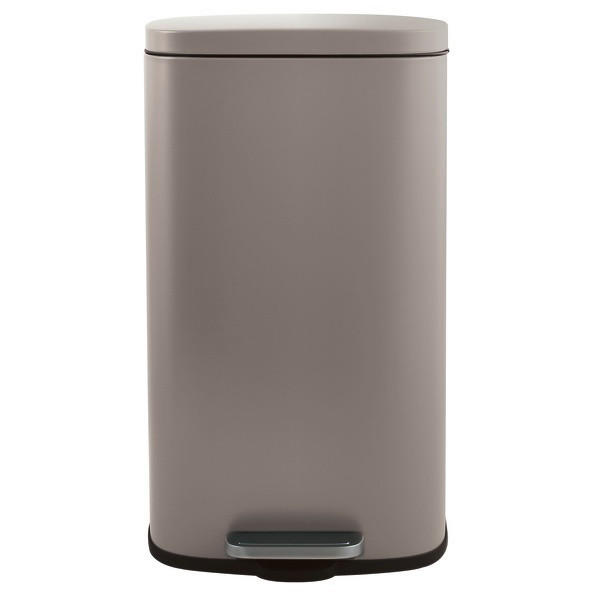 TRETEIMER 50 L  - Taupe/Schwarz, Basics, Kunststoff/Metall (42,7/29,7/64,3cm) - Spirella